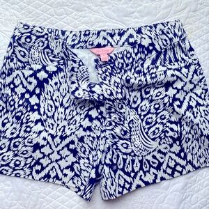 Lilly Pulitzer Navy & White Shorts Sz 4